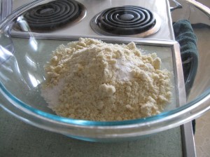 Almond flour, baking soda & salt