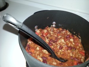 Pot of Quick & Easy Chili